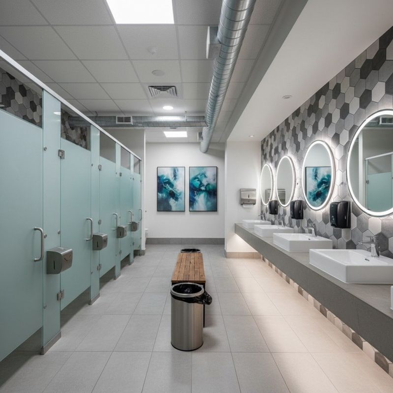 Industrial Bathroom Renovation in Charleston, SC