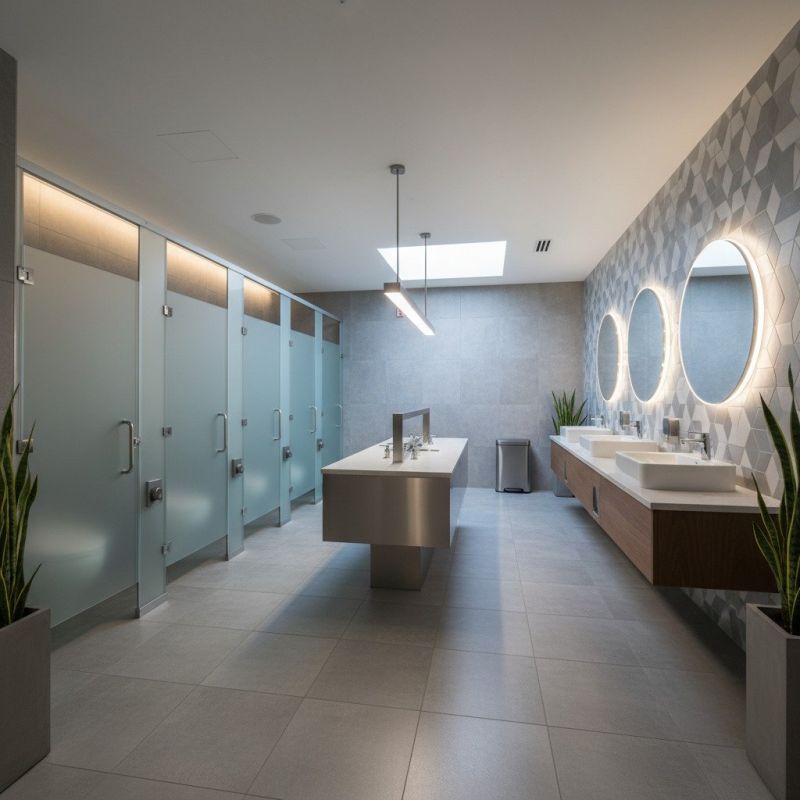 Industrial Bathroom Renovation in Denver County, CO