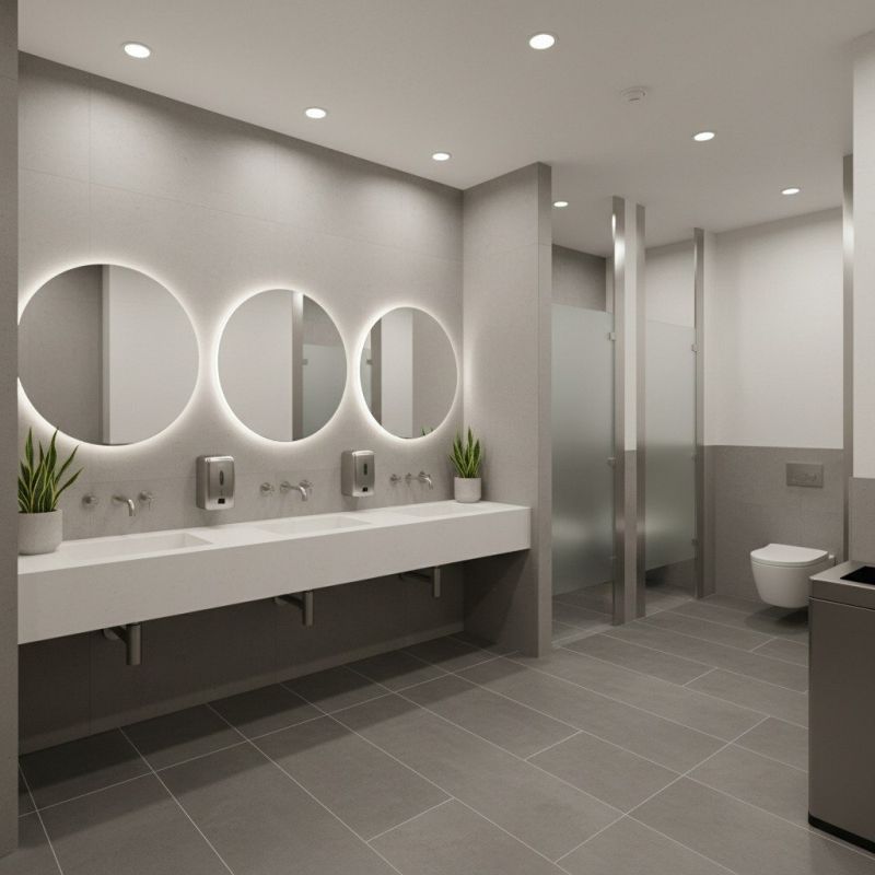 Office Restroom Renovation in Denver County, CO