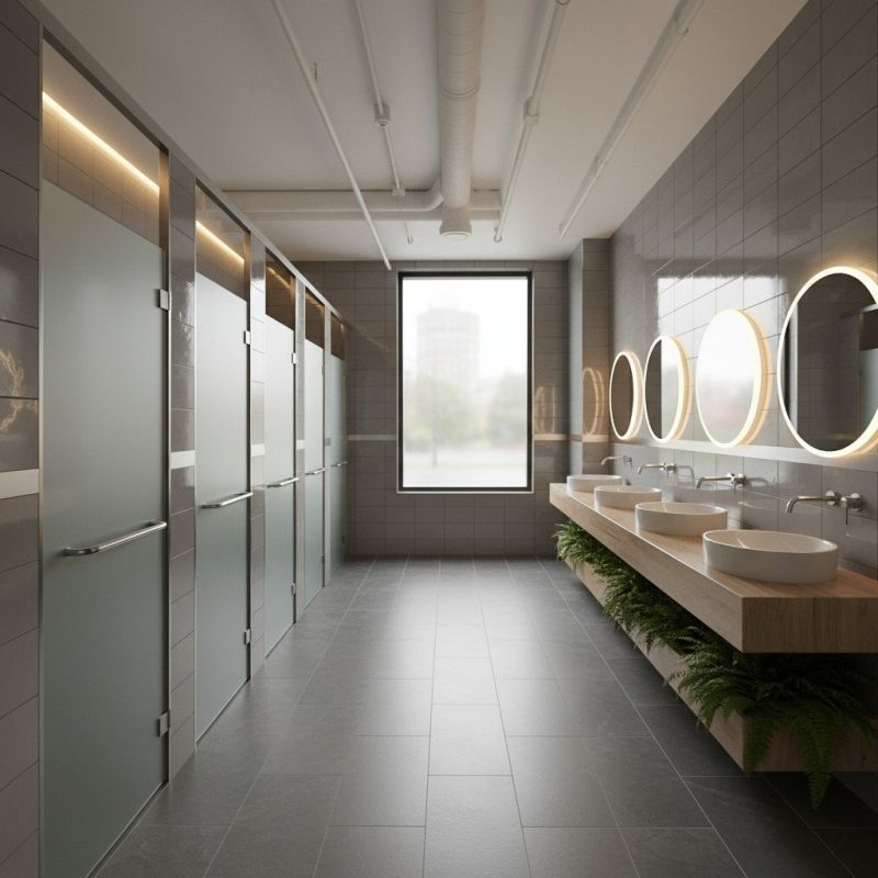 Industrial Bathroom Renovation in North Charleston, SC