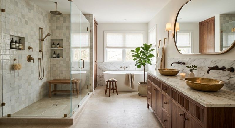 Luxury Bathroom Installation in Framingham, MA